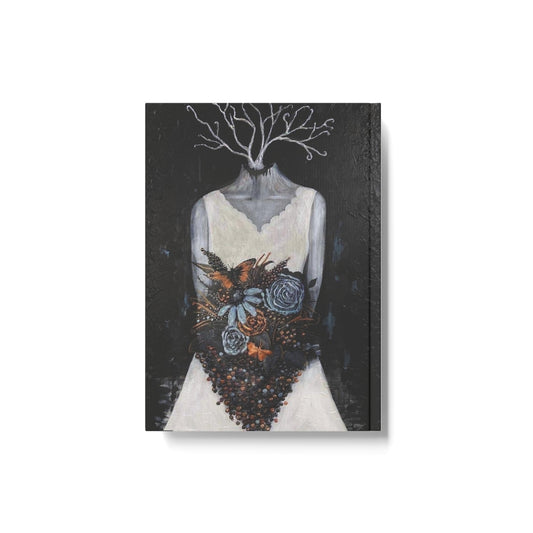 "Cantique" Painting by Kelly Kresconko Hard Backed Journal