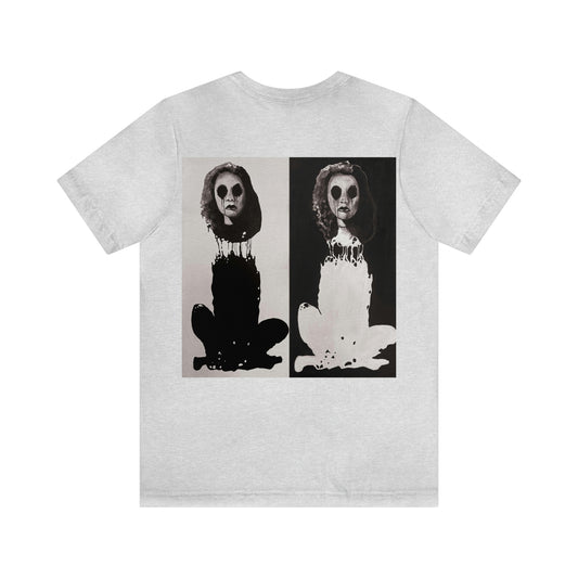 "Melancholy Felines" Painting by Kelly Kresconko Unisex Jersey Short Sleeve Tee