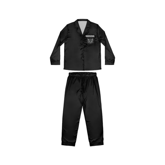 LUXE GOTH BASICS Women's Satin Pajamas