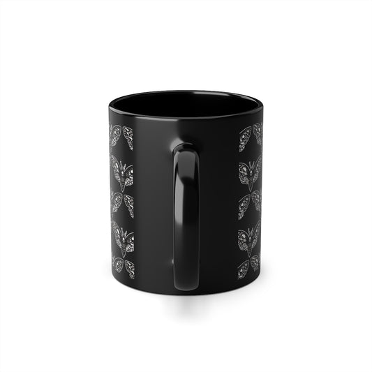 "DeathMoth" by Kelly Kresconko Coffee Cup, 11oz