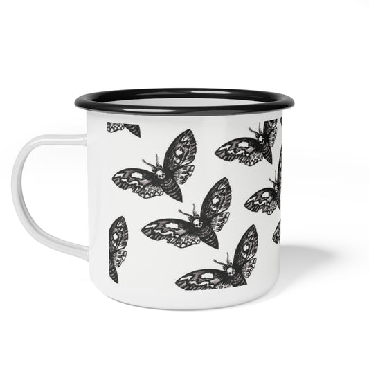 Deathmoth Enamel Camp Mug