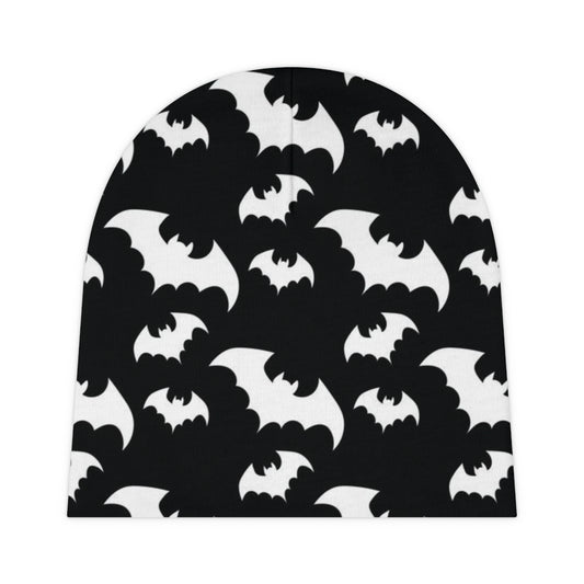 Bat Print Baby Beanie