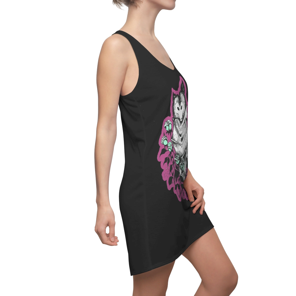 Illustrated by Kelly Kresconko Cut & Sew Racerback Dress