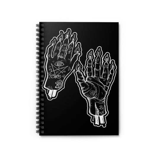 Hands of Glory Spiral Notebook - Ruled Line