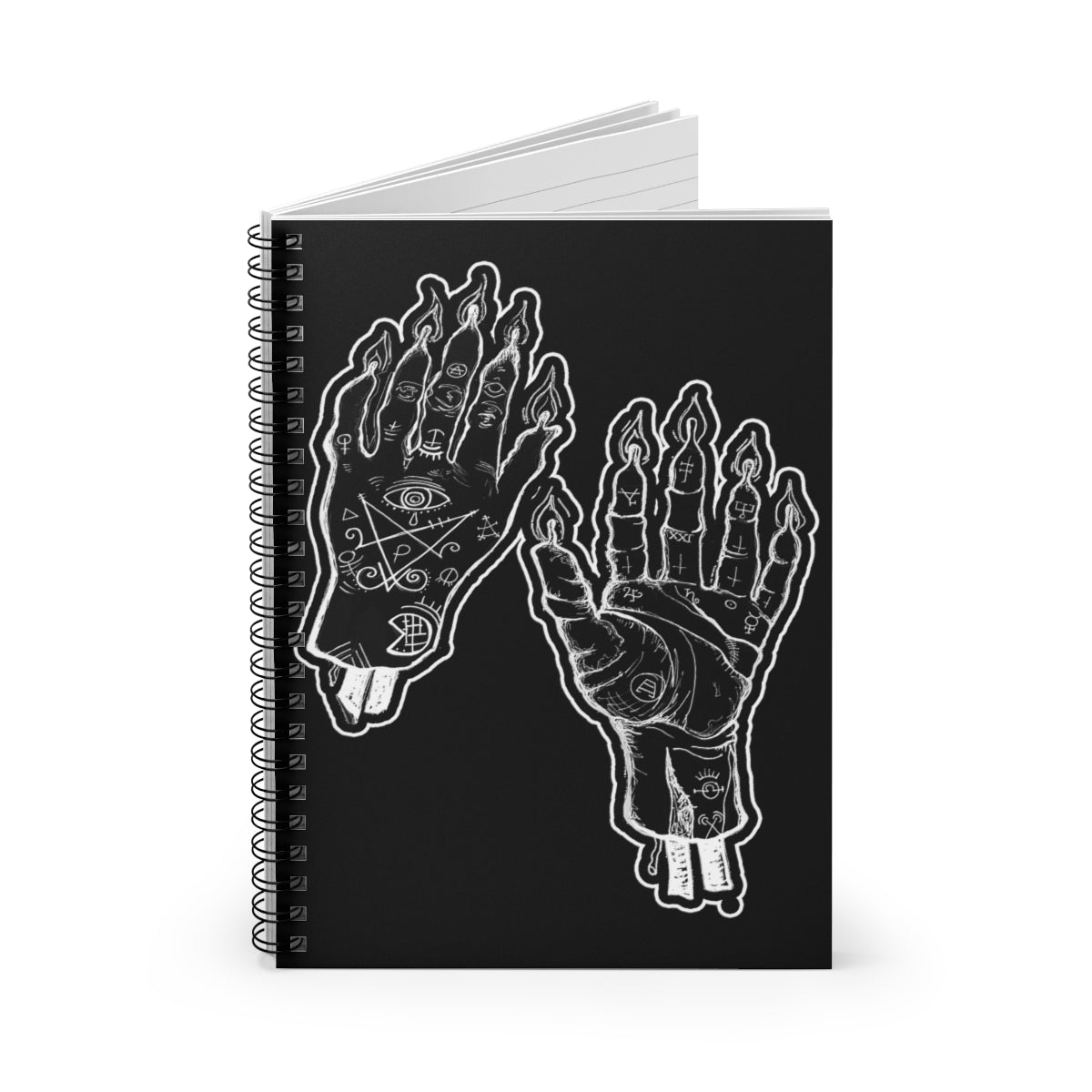Hands of Glory Spiral Notebook - Ruled Line