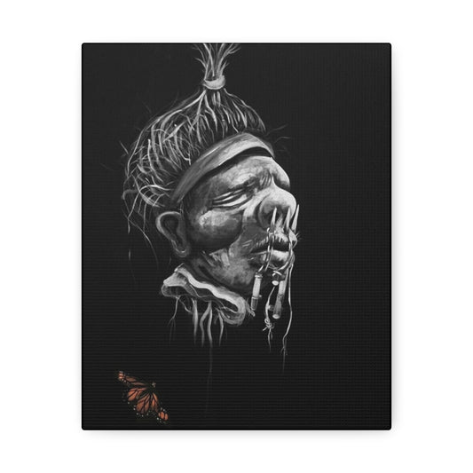 "Trouble in Paradise I " by Kelly Kresconko Print on Stretched Canvas