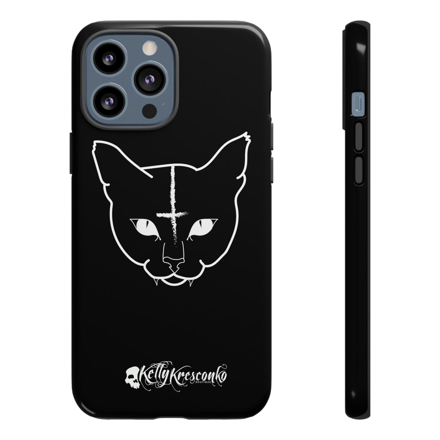Hell Cat Phone Case (40 different sizes to choose from)