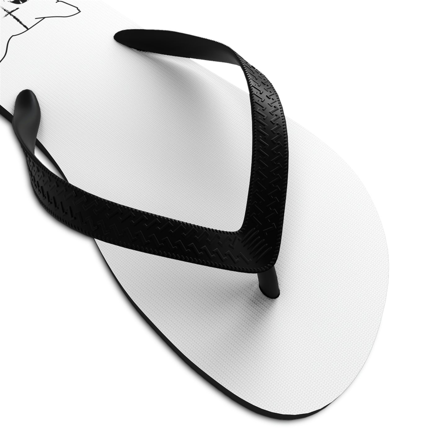 Hell Cat Unisex Flip-Flops