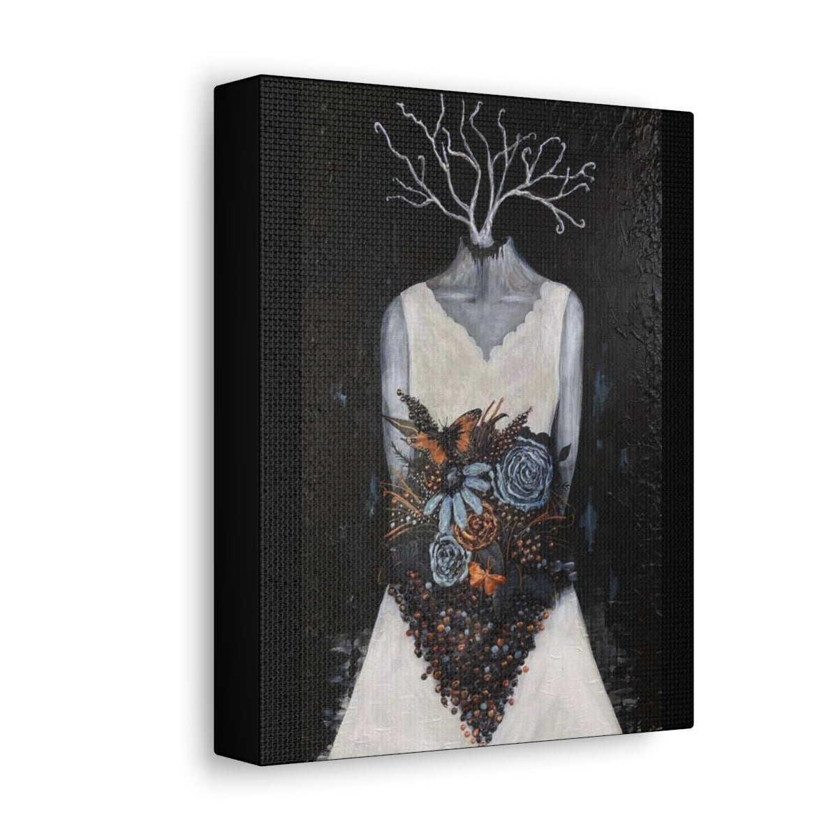 "Cantique" Painting by Kelly Kresconko on Printed Canvas (Reproduction)