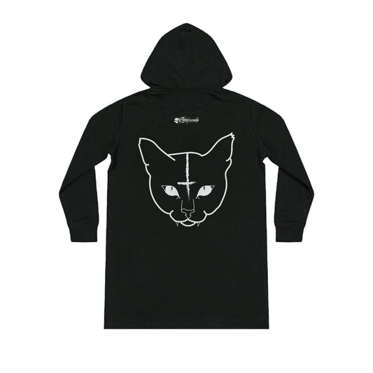 Super Soft Hell Cat Hoodie Dress
