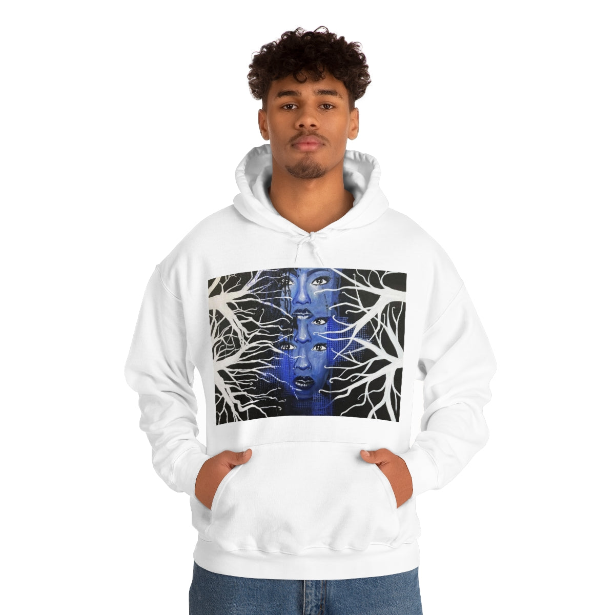 Unisex Heavy Blend™ Hooded Sweatshirt Painting by Kelly Kresconko