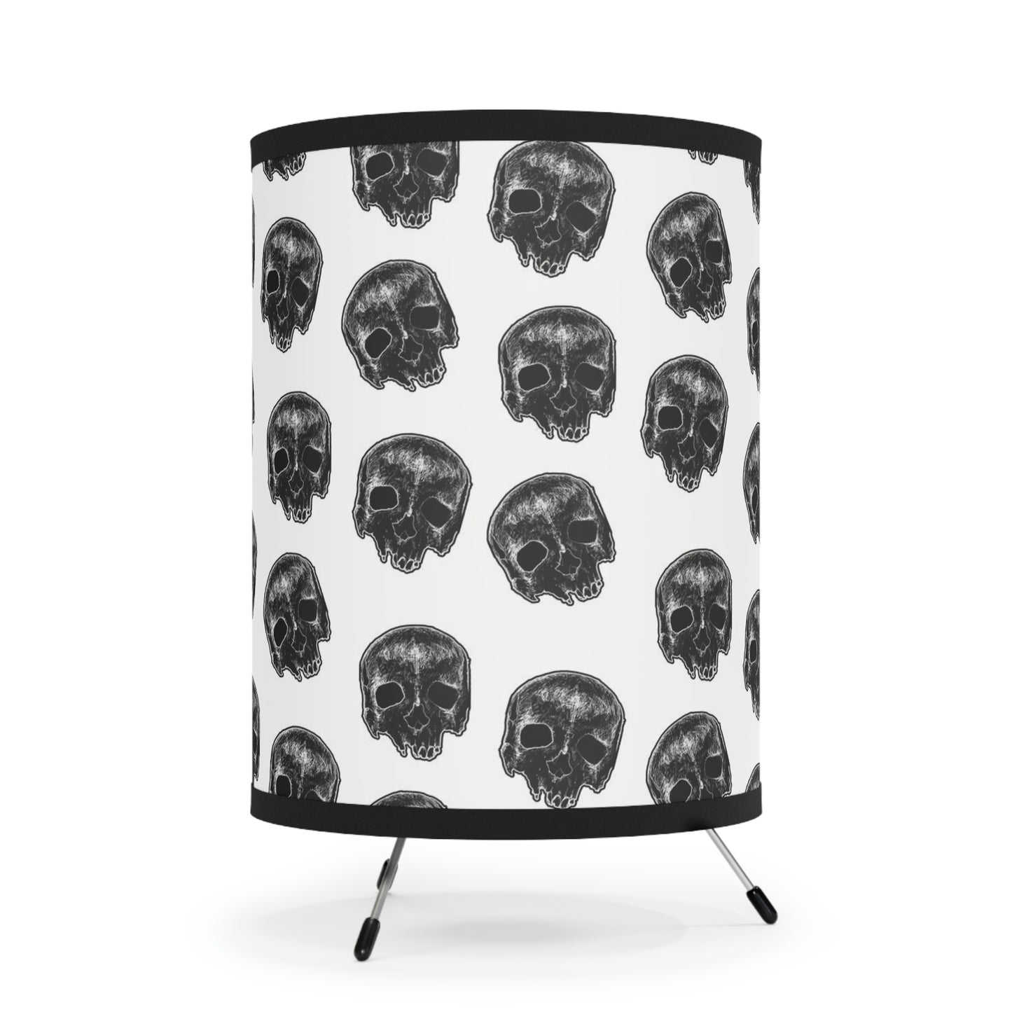 Tripod Lamp with High-Res Printed Shade, US\CA plug