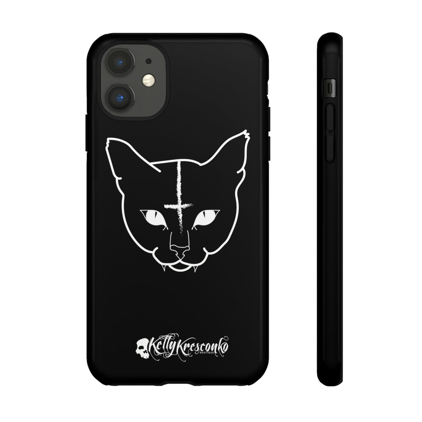 Hell Cat Phone Case (40 different sizes to choose from)
