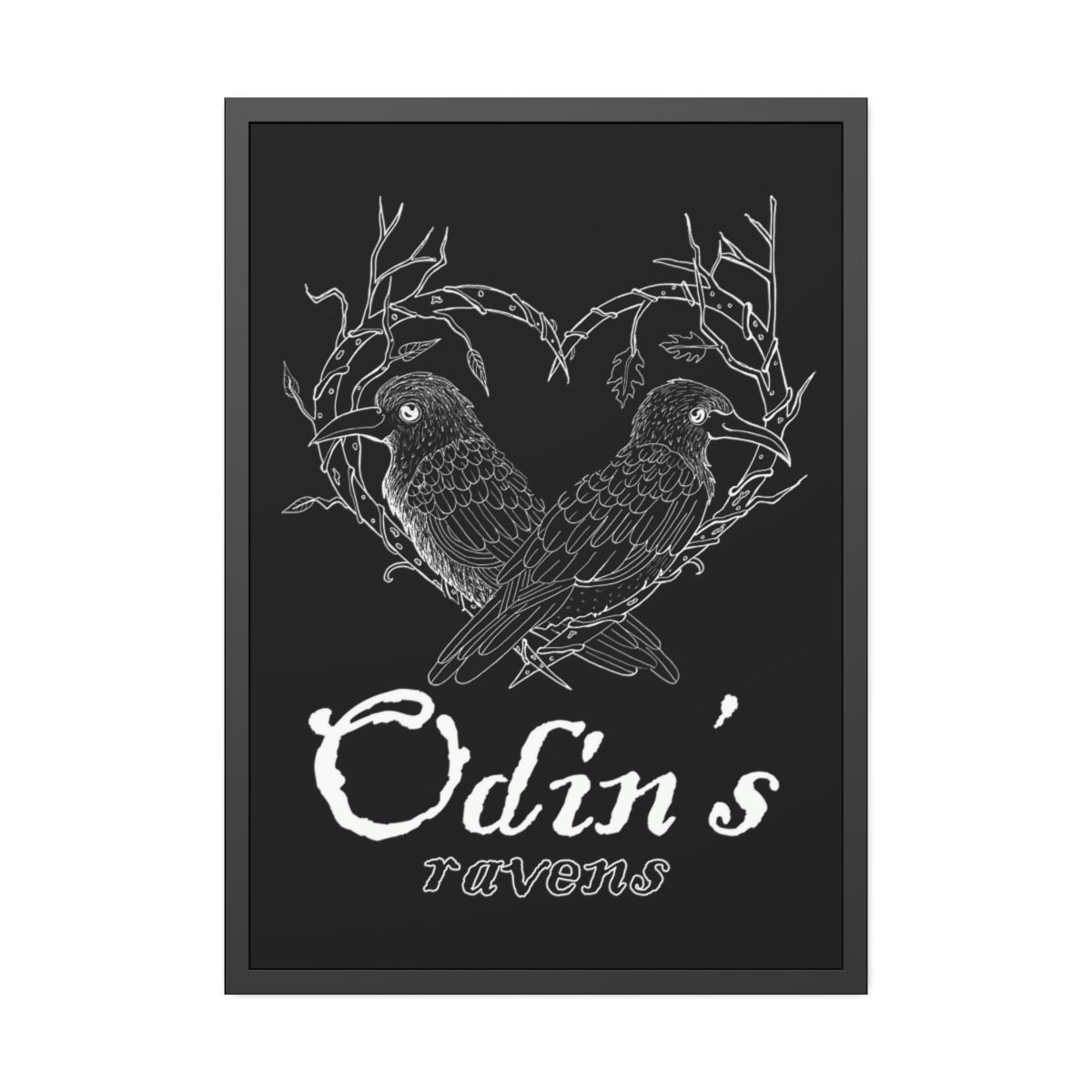 Odin's Ravens Framed Posters