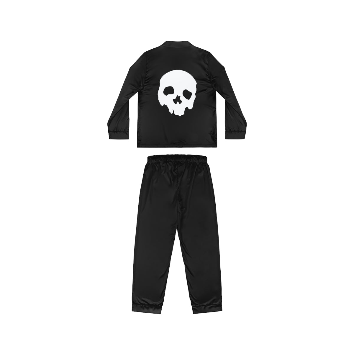 CURVY- Perfect Satin Pajama Set (skull) 1x-4x