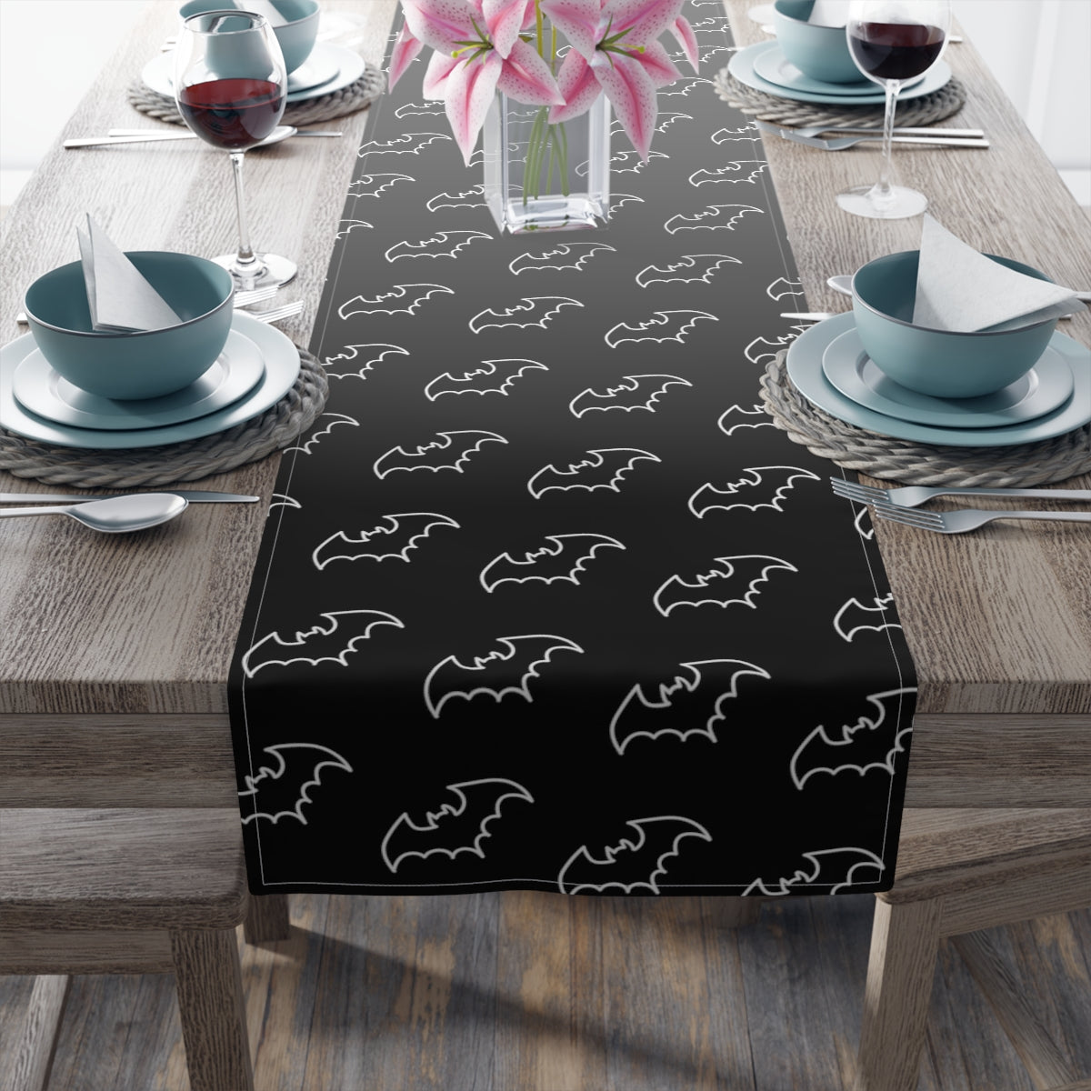 Batty Table Runner (Cotton, Poly)
