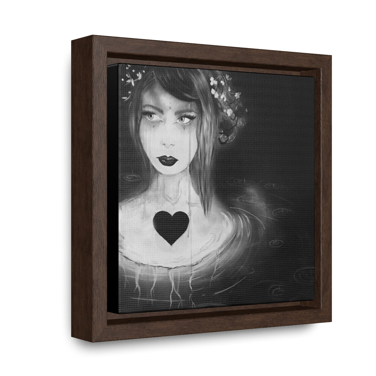 "Odessa, floating" by Kelly Kresconko Gallery Canvas Wrapped Print, Square Frame