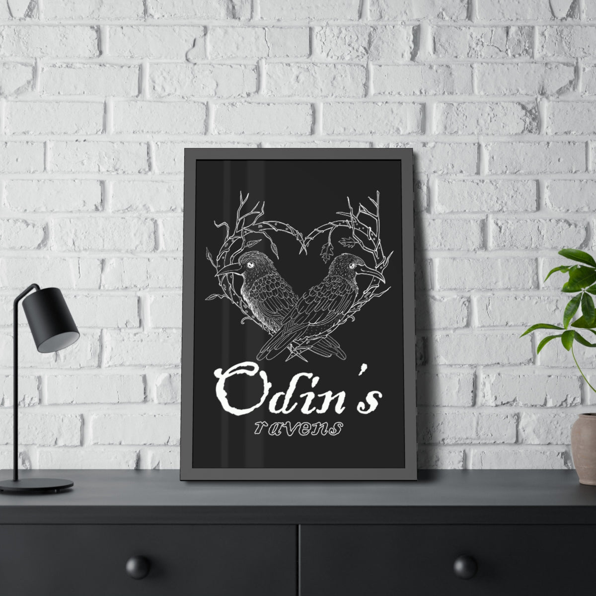 Odin's Ravens Framed Posters