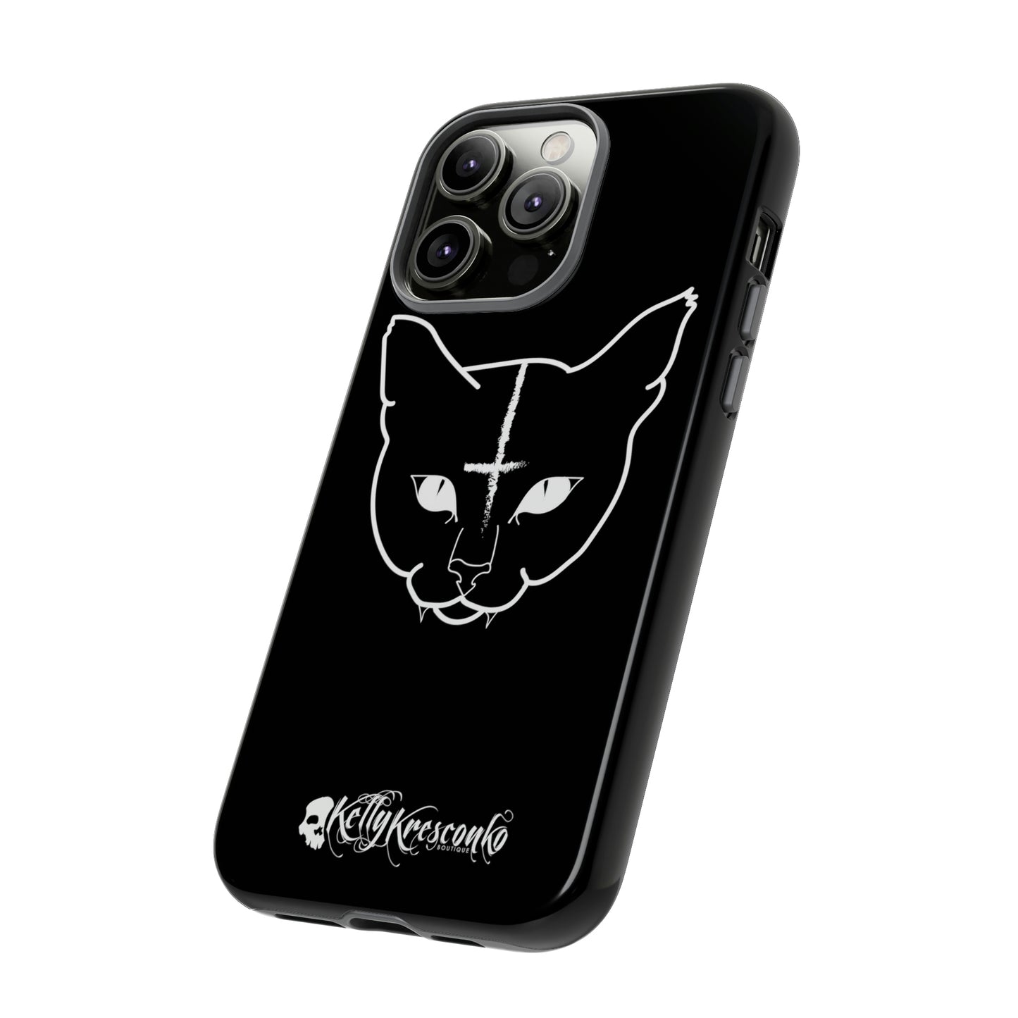 Hell Cat Phone Case (40 different sizes to choose from)