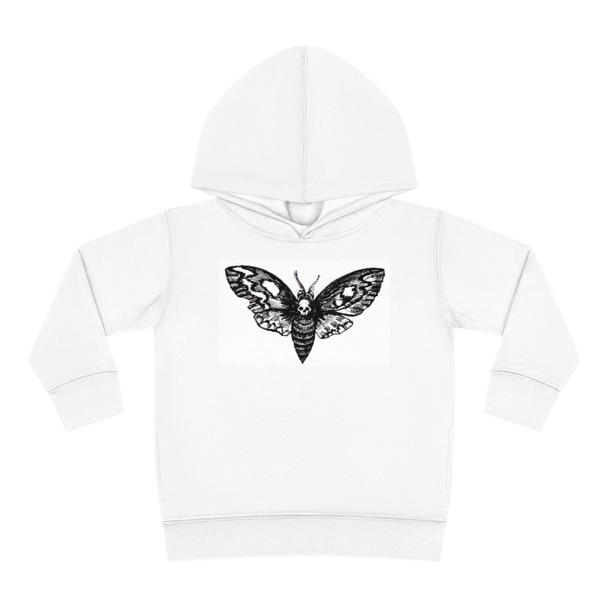 Toddler Pullover Fleece Hoodie Kelly Kresconko Death Head Moth