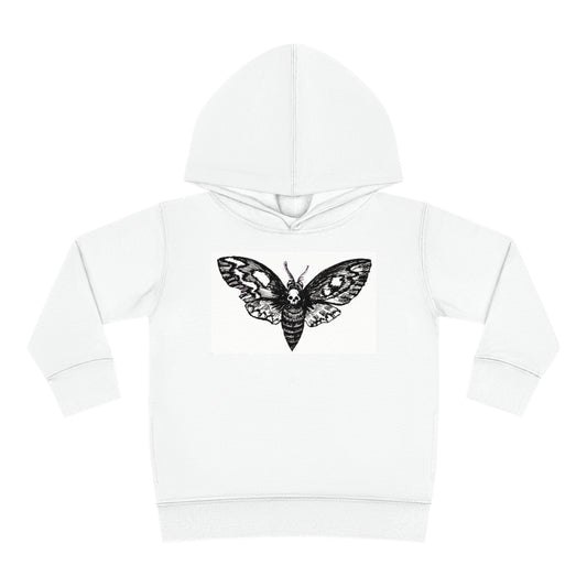 Toddler Pullover Fleece Hoodie Kelly Kresconko Death Head Moth