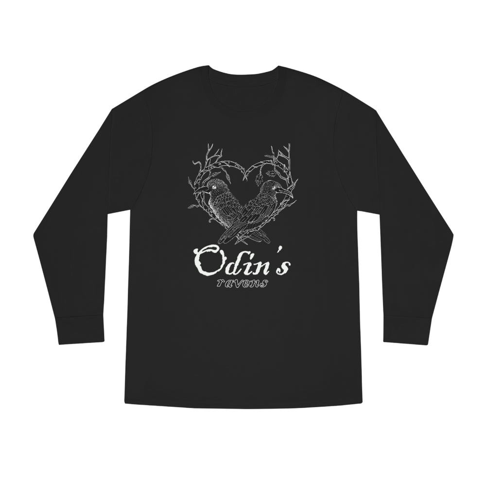 CURVY- Long Sleeve Tee, Odin's Ravens XL-3X