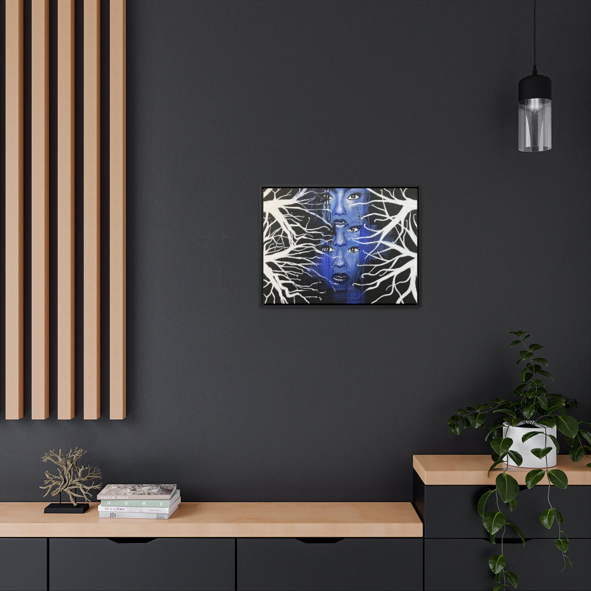 "Untitled" Painting by Kelly Kresconko PRINT on Gallery Canvas Wraps, Horizontal Frame