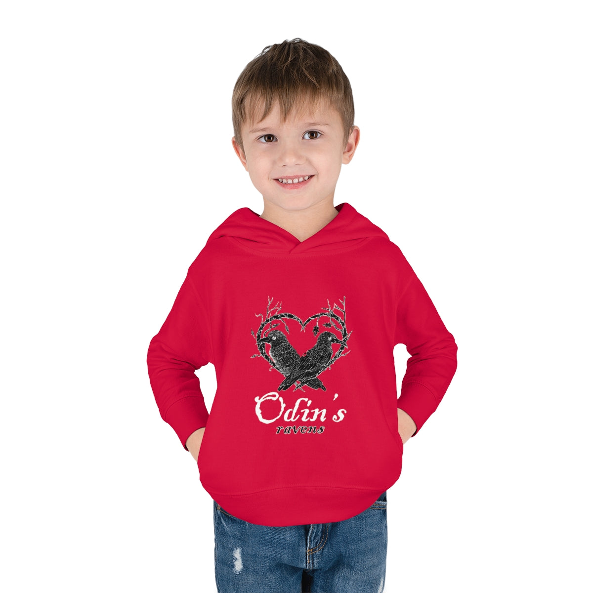 Odin's Ravens Toddler Pullover Fleece Hoodie