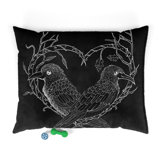 Odin's  Ravens Fluffy Pet Bed