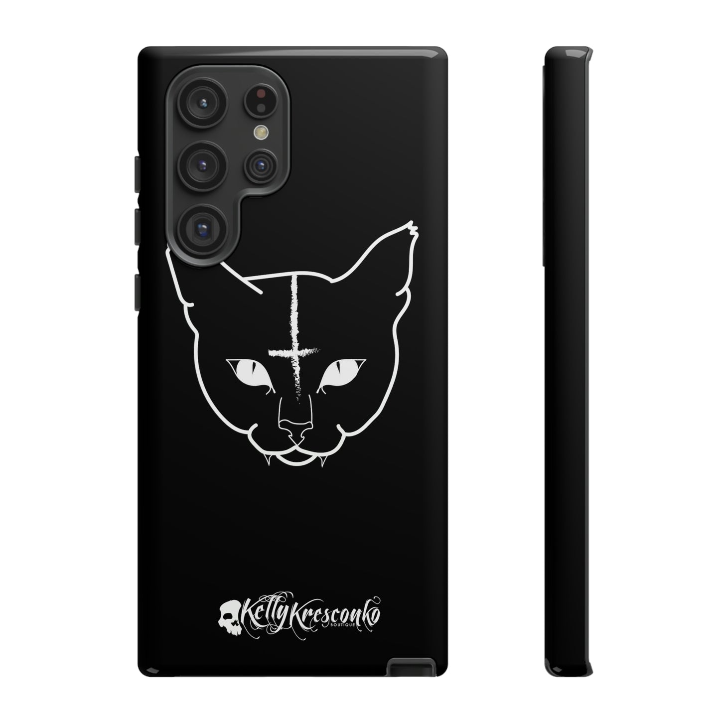 Hell Cat Phone Case (40 different sizes to choose from)