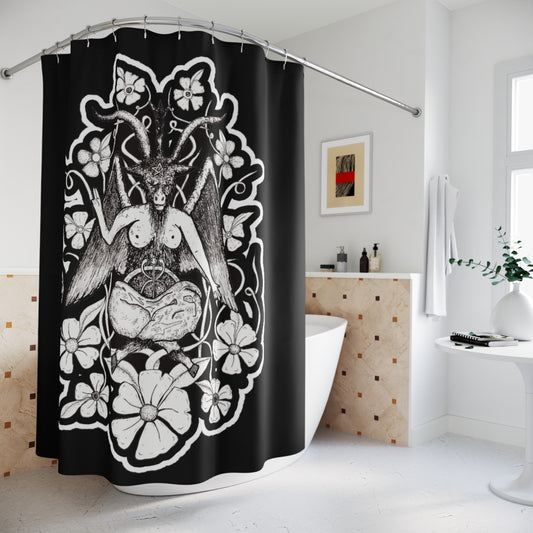 Baphomet Shower Curtain
