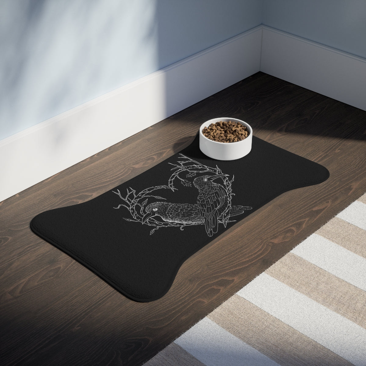 Odin's Ravens Cat/Dog Feeding Mats