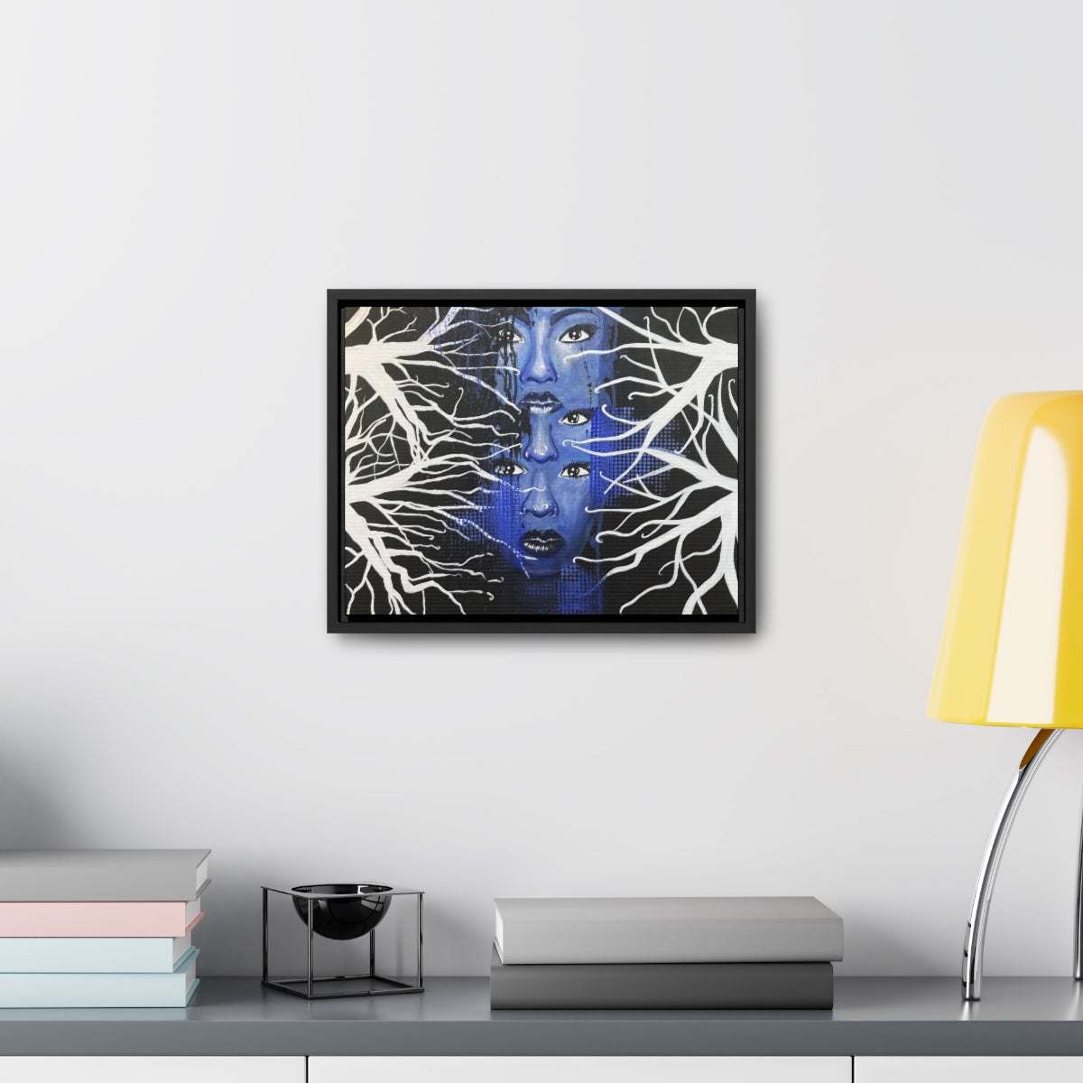 "Untitled" Painting by Kelly Kresconko PRINT on Gallery Canvas Wraps, Horizontal Frame