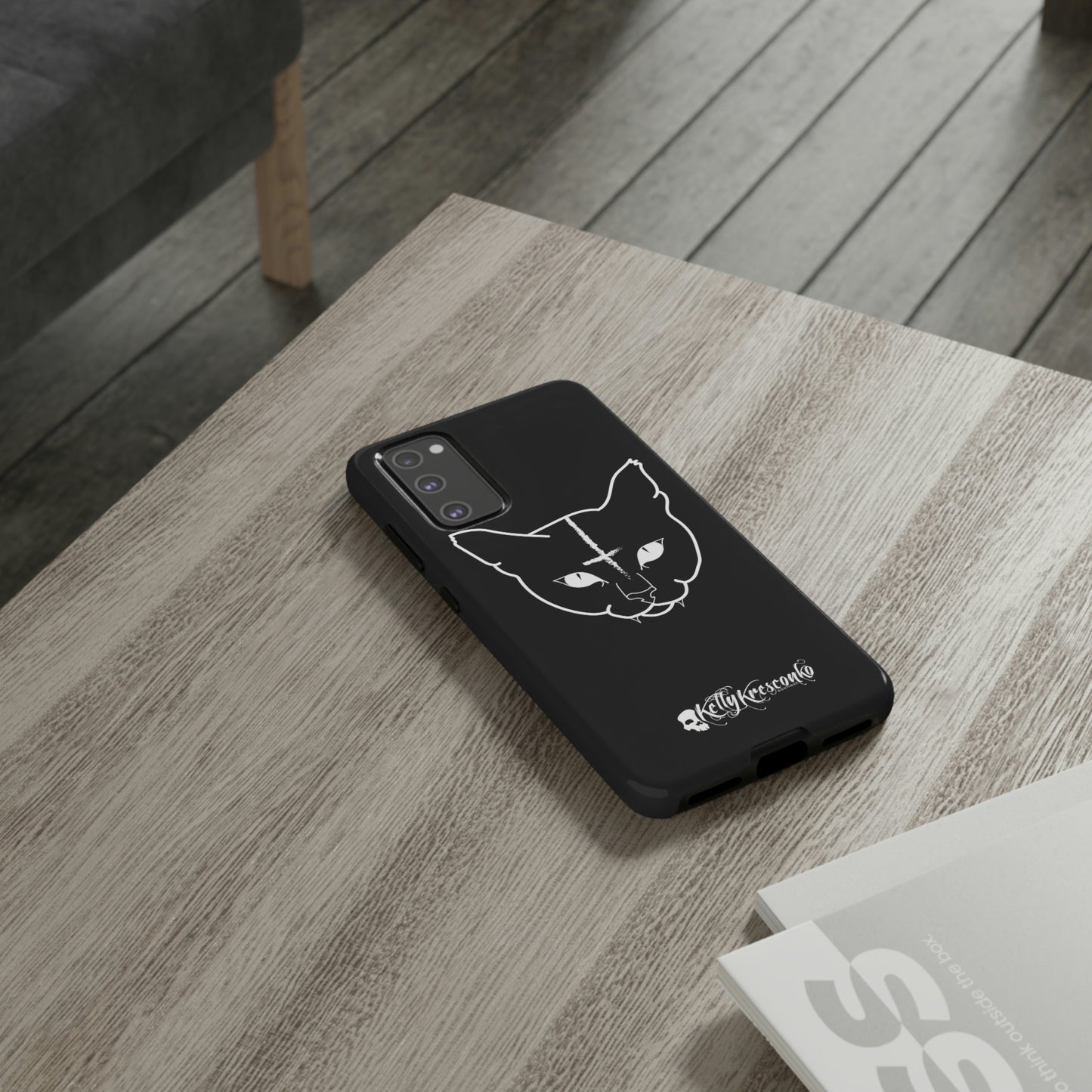 Hell Cat Phone Case (40 different sizes to choose from)