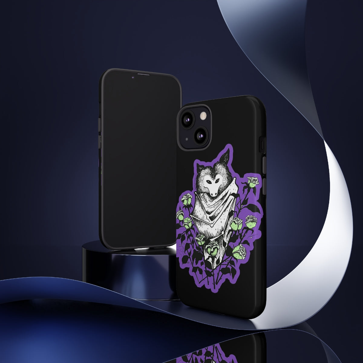 Blue Batty Phone Case