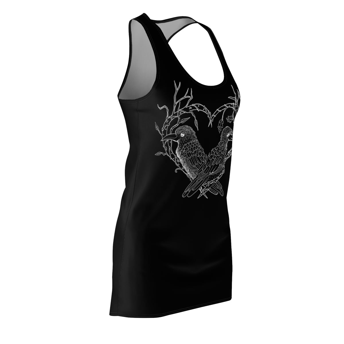 Odin's Ravens Black Racerback Dress