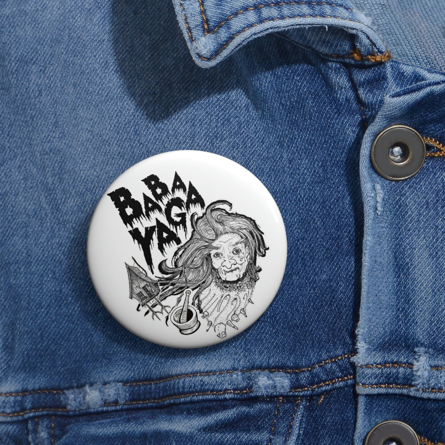 Baba Yaga Buttons