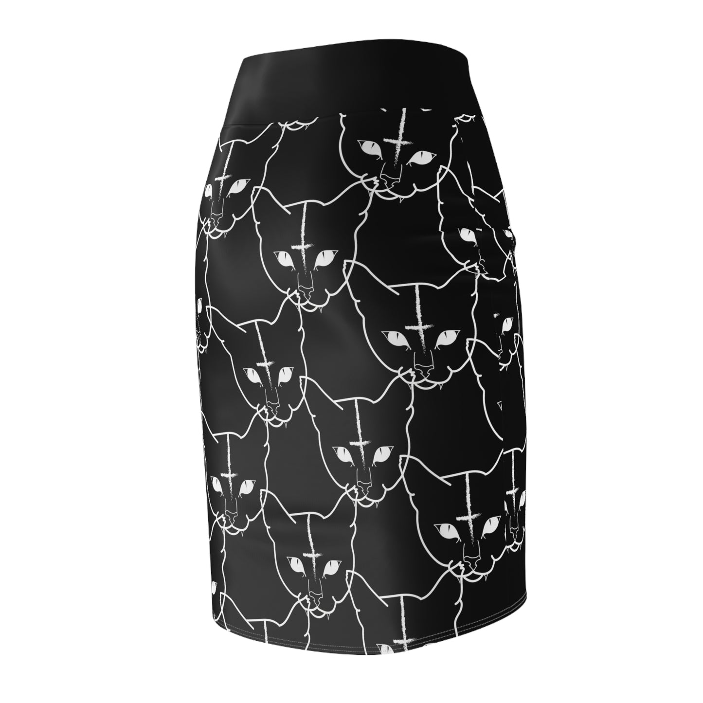 Hell Cat Pencil Skirt