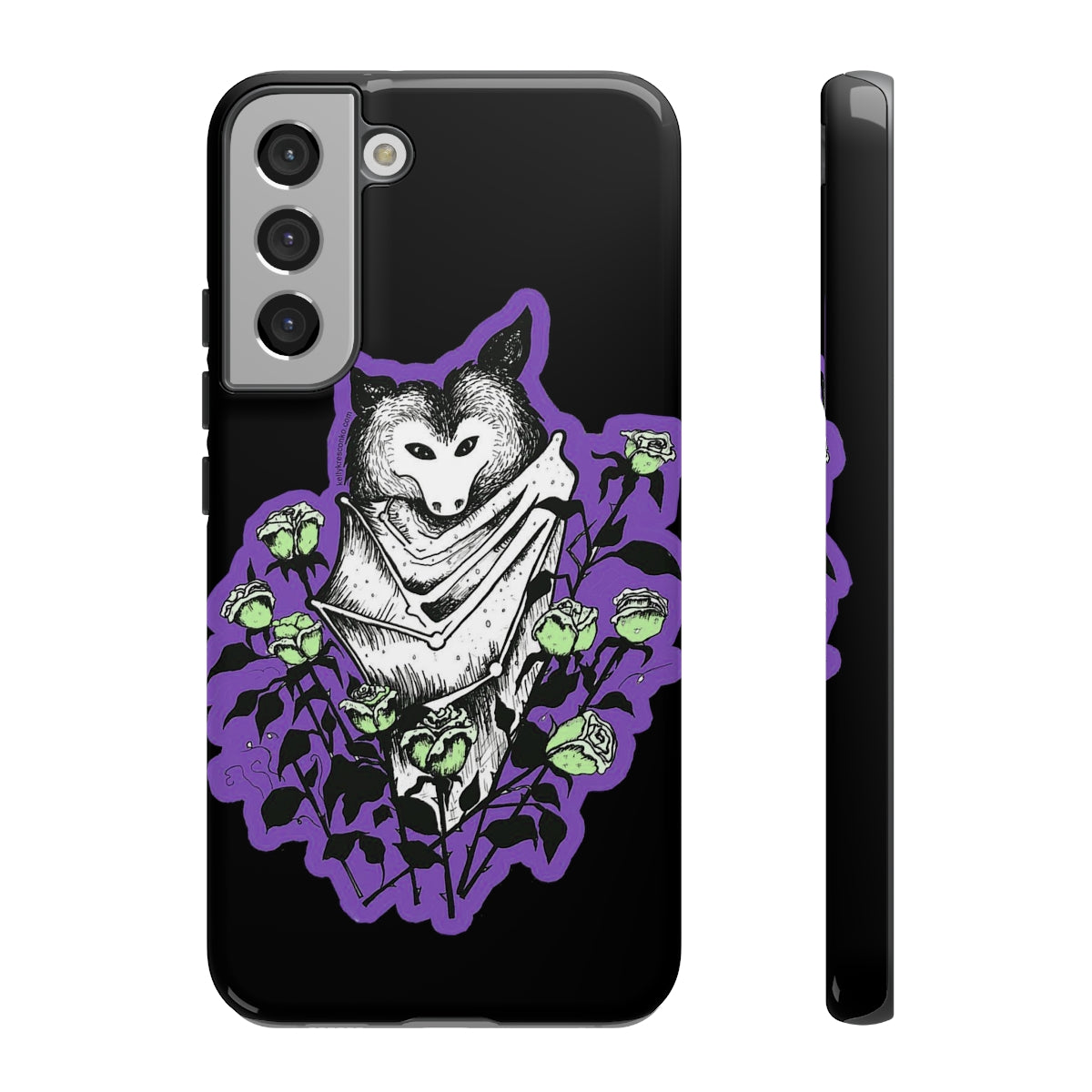 Blue Batty Phone Case