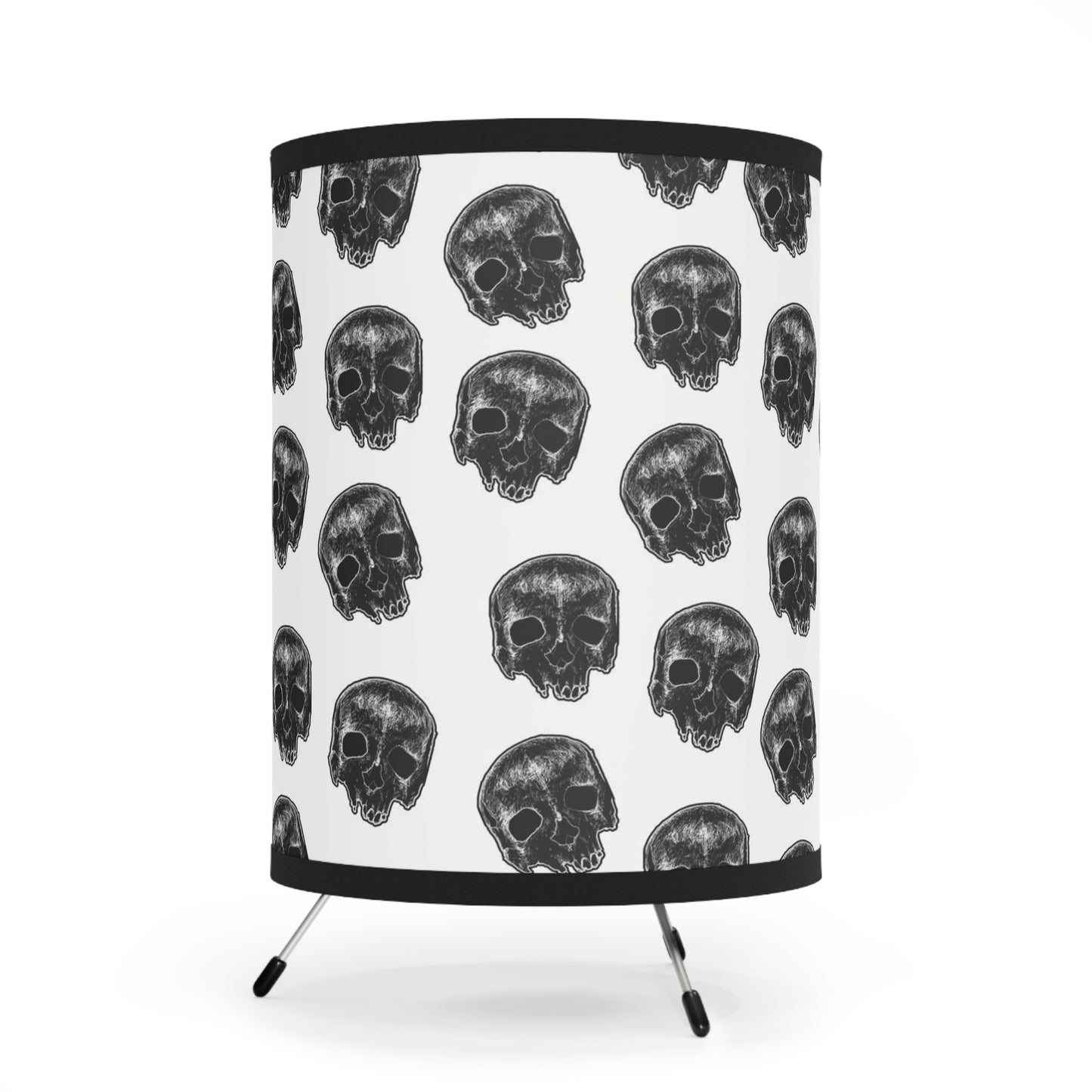 Tripod Lamp with High-Res Printed Shade, US\CA plug