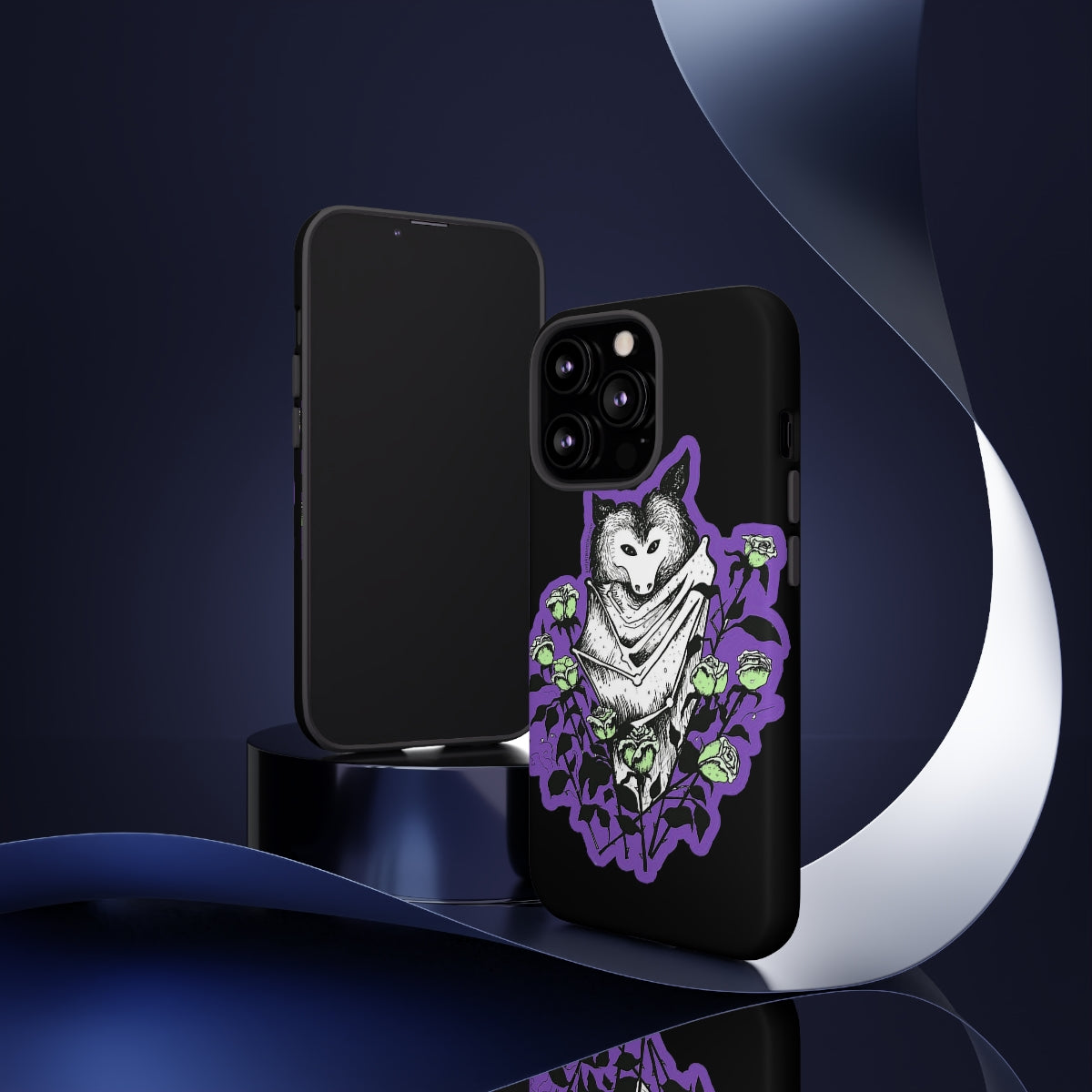 Blue Batty Phone Case