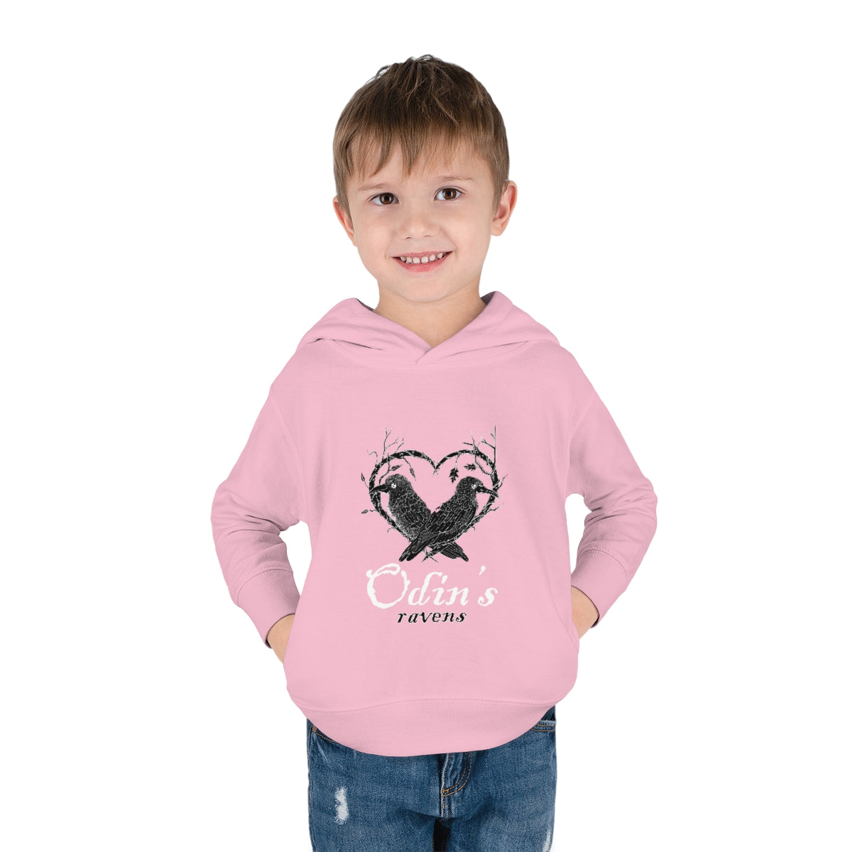 Odin's Ravens Toddler Pullover Fleece Hoodie