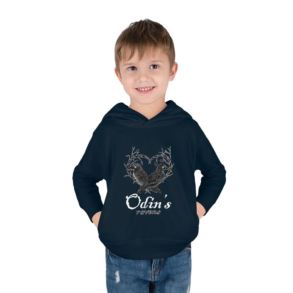Odin's Ravens Toddler Pullover Fleece Hoodie