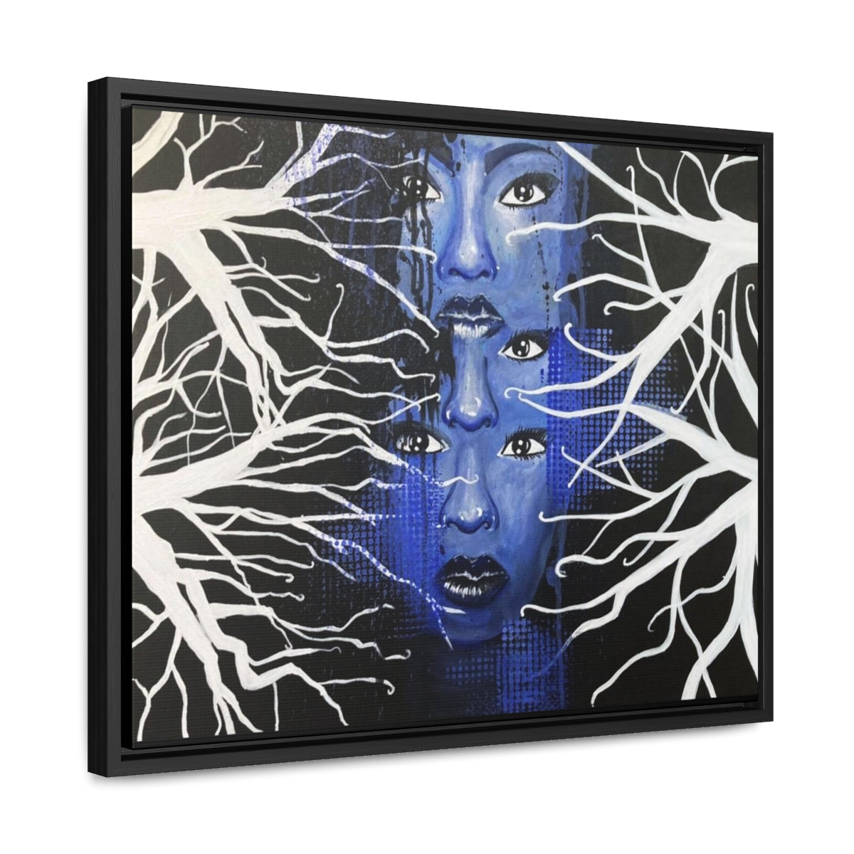 "Untitled" Painting by Kelly Kresconko PRINT on Gallery Canvas Wraps, Horizontal Frame
