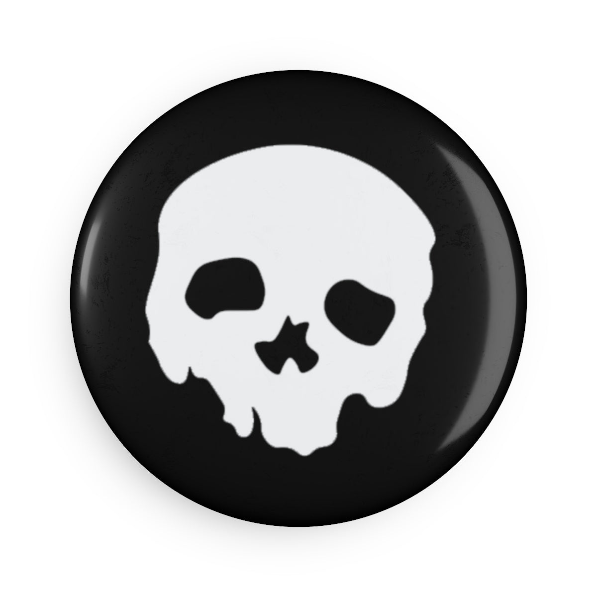 Skull Magnet, Round (1 & 10 pcs)