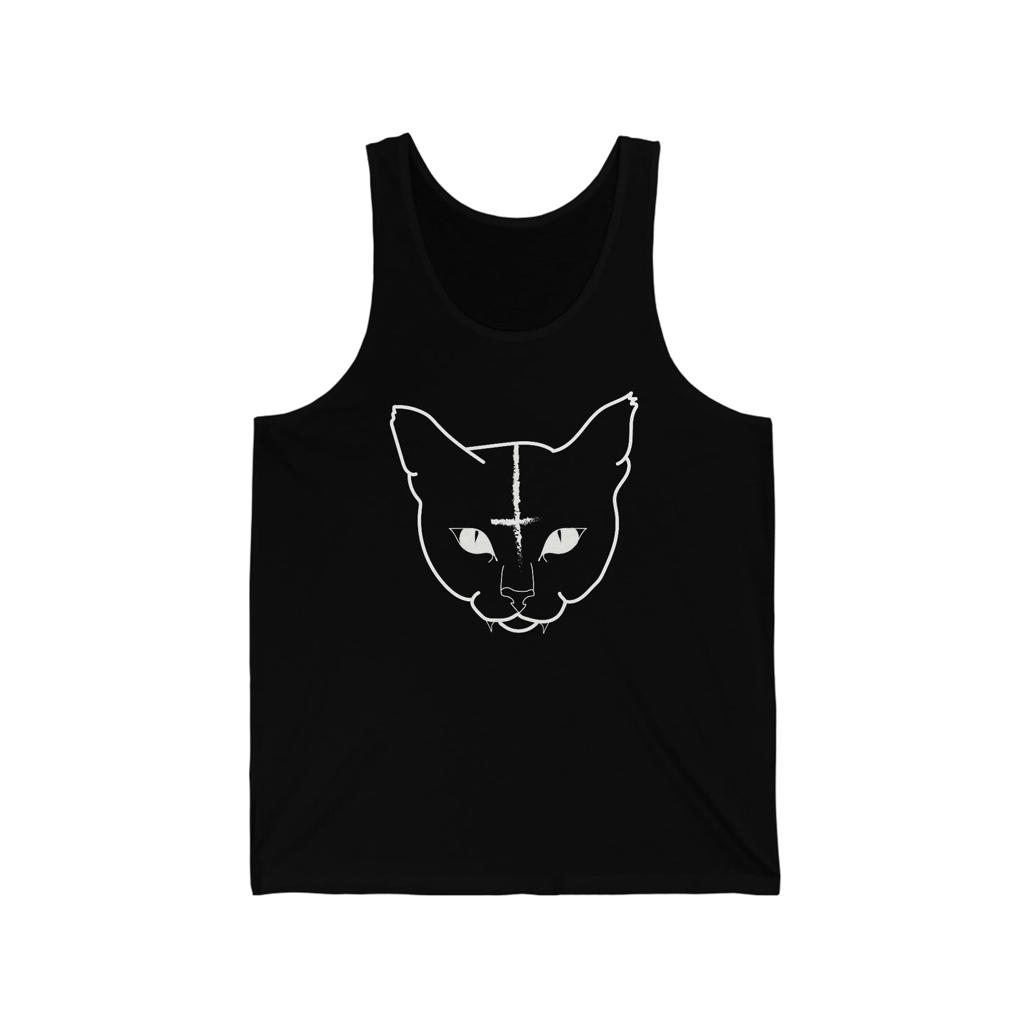 Unisex Hell Cat Jersey Tank