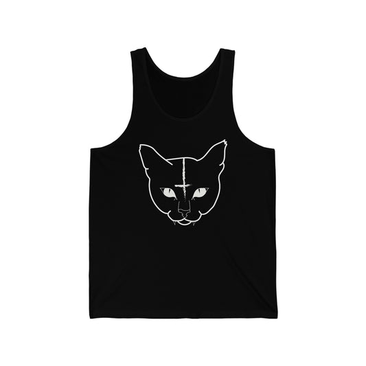 Unisex Hell Cat Jersey Tank