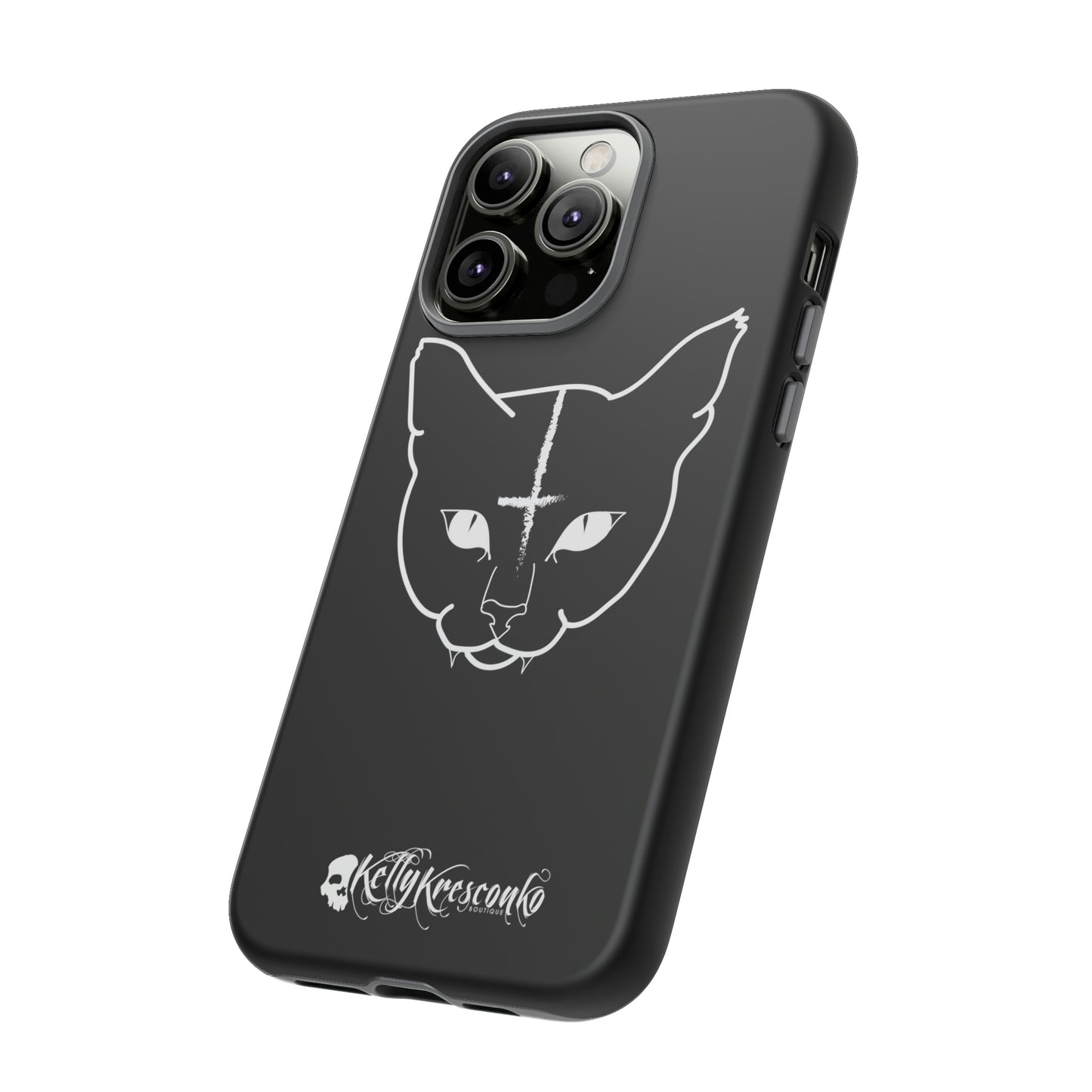 Hell Cat Phone Case (40 different sizes to choose from)