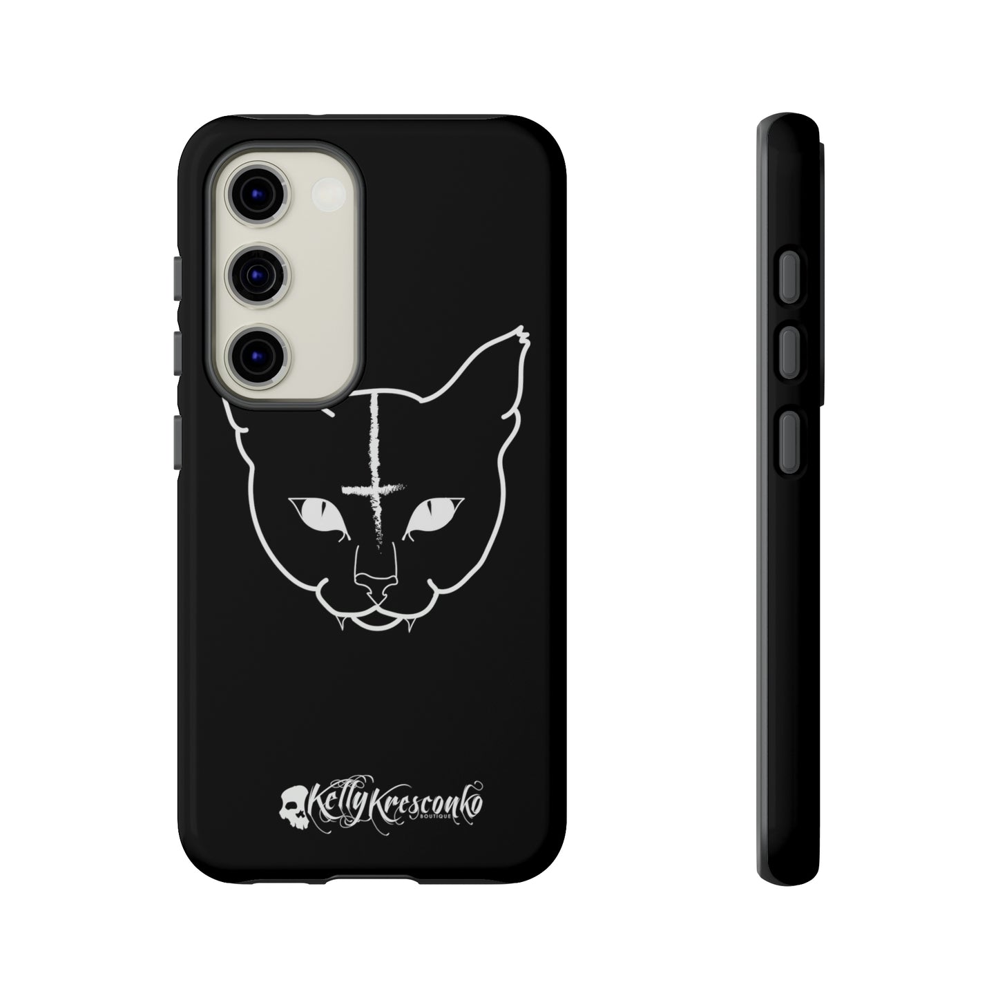 Hell Cat Phone Case (40 different sizes to choose from)