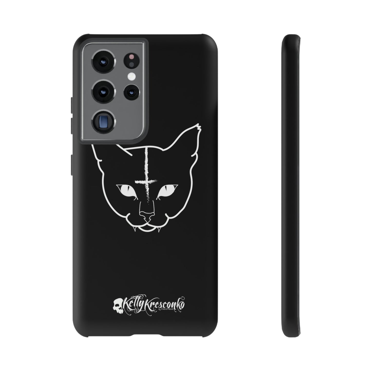 Hell Cat Phone Case (40 different sizes to choose from)